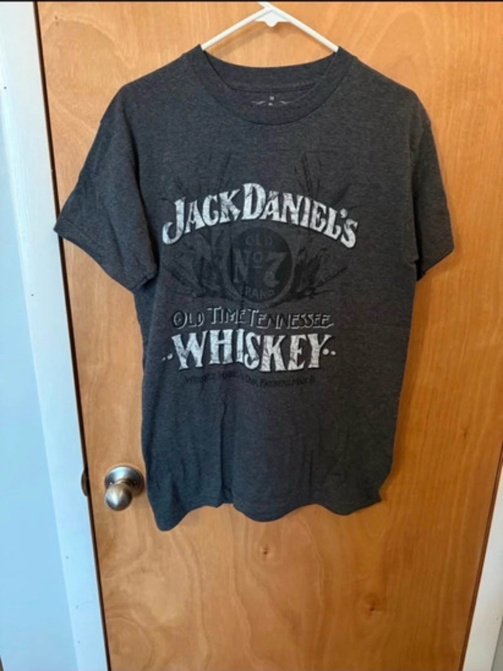 Jack Daniels Dark Gray Graphic Tee - Whiskey Logo